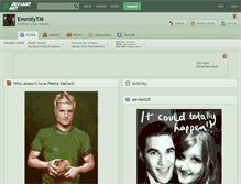 Tablet Screenshot of emmilytm.deviantart.com