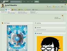 Tablet Screenshot of gojoethibaultgo.deviantart.com
