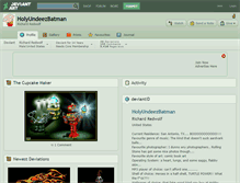 Tablet Screenshot of holyundeezbatman.deviantart.com