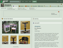 Tablet Screenshot of ebergman.deviantart.com