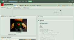 Desktop Screenshot of decrepit-hands.deviantart.com