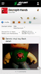 Mobile Screenshot of decrepit-hands.deviantart.com