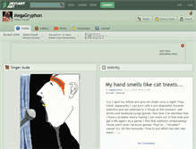 Tablet Screenshot of megagryphon.deviantart.com
