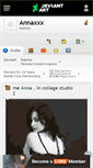 Mobile Screenshot of annaxxx.deviantart.com