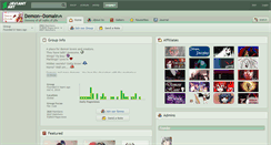 Desktop Screenshot of demon--domain.deviantart.com