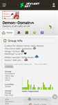 Mobile Screenshot of demon--domain.deviantart.com