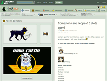 Tablet Screenshot of drajk.deviantart.com