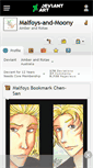 Mobile Screenshot of malfoys-and-moony.deviantart.com