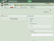Tablet Screenshot of cmrcan.deviantart.com
