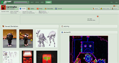 Desktop Screenshot of carnimafex.deviantart.com