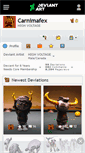 Mobile Screenshot of carnimafex.deviantart.com