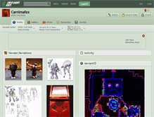 Tablet Screenshot of carnimafex.deviantart.com