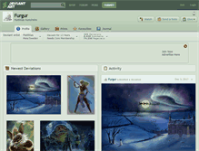 Tablet Screenshot of furgur.deviantart.com