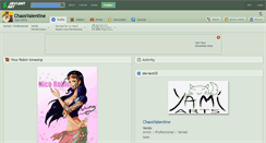 Desktop Screenshot of chaosvalentine.deviantart.com