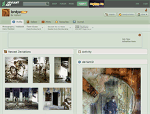 Tablet Screenshot of lordyo.deviantart.com