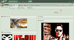 Desktop Screenshot of kingtiger.deviantart.com