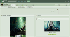 Desktop Screenshot of consine.deviantart.com