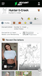 Mobile Screenshot of hunter-s-creek.deviantart.com