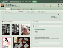 Tablet Screenshot of ikilledmyelegance.deviantart.com