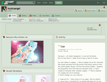Tablet Screenshot of keykoangel.deviantart.com
