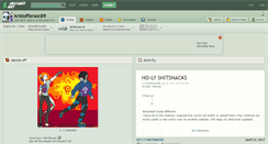 Desktop Screenshot of kristofferson89.deviantart.com