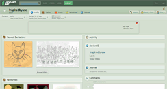 Desktop Screenshot of inspiredbyuse.deviantart.com