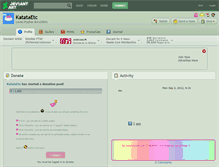 Tablet Screenshot of katataetc.deviantart.com