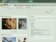 Tablet Screenshot of linduh.deviantart.com