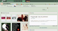 Desktop Screenshot of love-undefined.deviantart.com