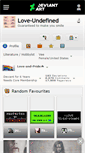 Mobile Screenshot of love-undefined.deviantart.com