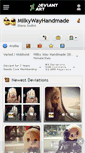 Mobile Screenshot of milkywayhandmade.deviantart.com
