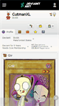 Mobile Screenshot of cutmanxl.deviantart.com