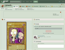 Tablet Screenshot of cutmanxl.deviantart.com