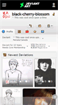 Mobile Screenshot of black-cherry-blossom.deviantart.com