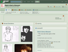 Tablet Screenshot of black-cherry-blossom.deviantart.com