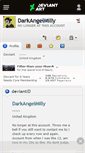 Mobile Screenshot of darkangelmilly.deviantart.com