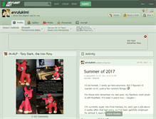 Tablet Screenshot of anruiukimi.deviantart.com