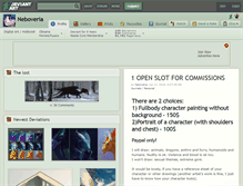 Tablet Screenshot of neboveria.deviantart.com
