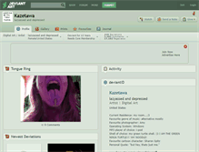 Tablet Screenshot of kazetawa.deviantart.com