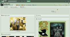 Desktop Screenshot of larukujack.deviantart.com