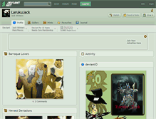 Tablet Screenshot of larukujack.deviantart.com