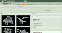 Desktop Screenshot of pokemon-source.deviantart.com