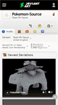Mobile Screenshot of pokemon-source.deviantart.com