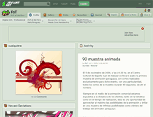 Tablet Screenshot of fot.deviantart.com