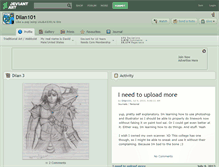 Tablet Screenshot of dilan101.deviantart.com