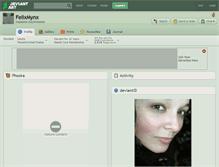 Tablet Screenshot of felixmynx.deviantart.com