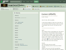 Tablet Screenshot of hungergamestributes.deviantart.com