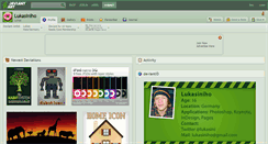 Desktop Screenshot of lukasiniho.deviantart.com