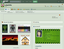 Tablet Screenshot of lukasiniho.deviantart.com