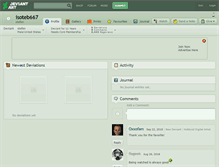 Tablet Screenshot of isoteb667.deviantart.com